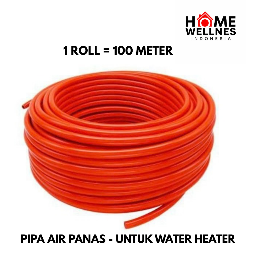 Pipa Air Panas - Pipa Instalasi Water Heater Tahan Panas High Temperature - Pipa Orange - Merek Pinstar